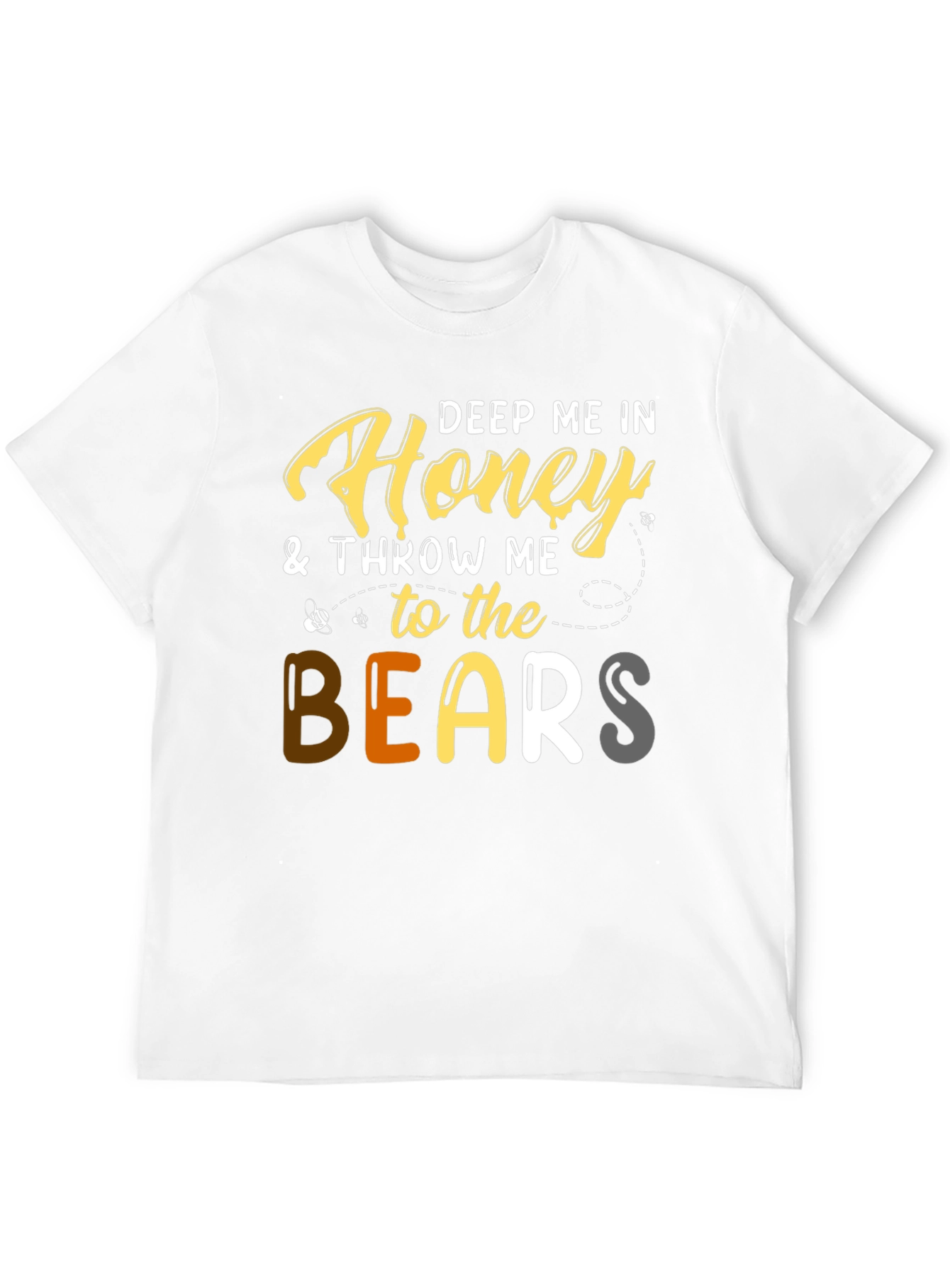 Black Deep Me in Honey Bear Graphic Tee view 12