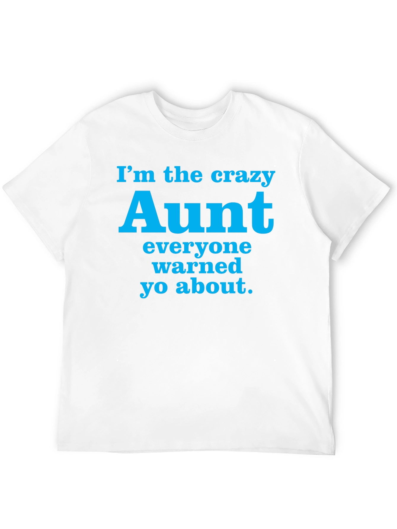 Black Crazy Aunt T-Shirt - Funny Aunt Gift Tee view 12