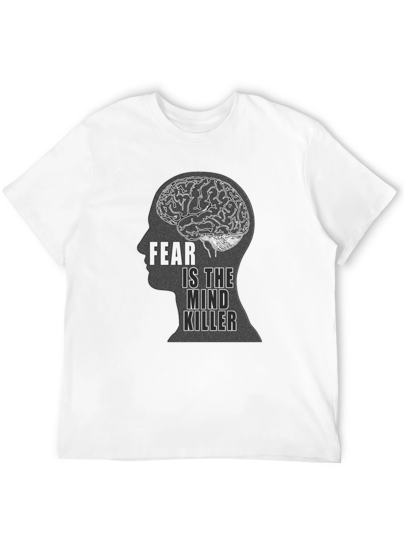 Black Fear is the Mind Killer Black T-Shirt view 12