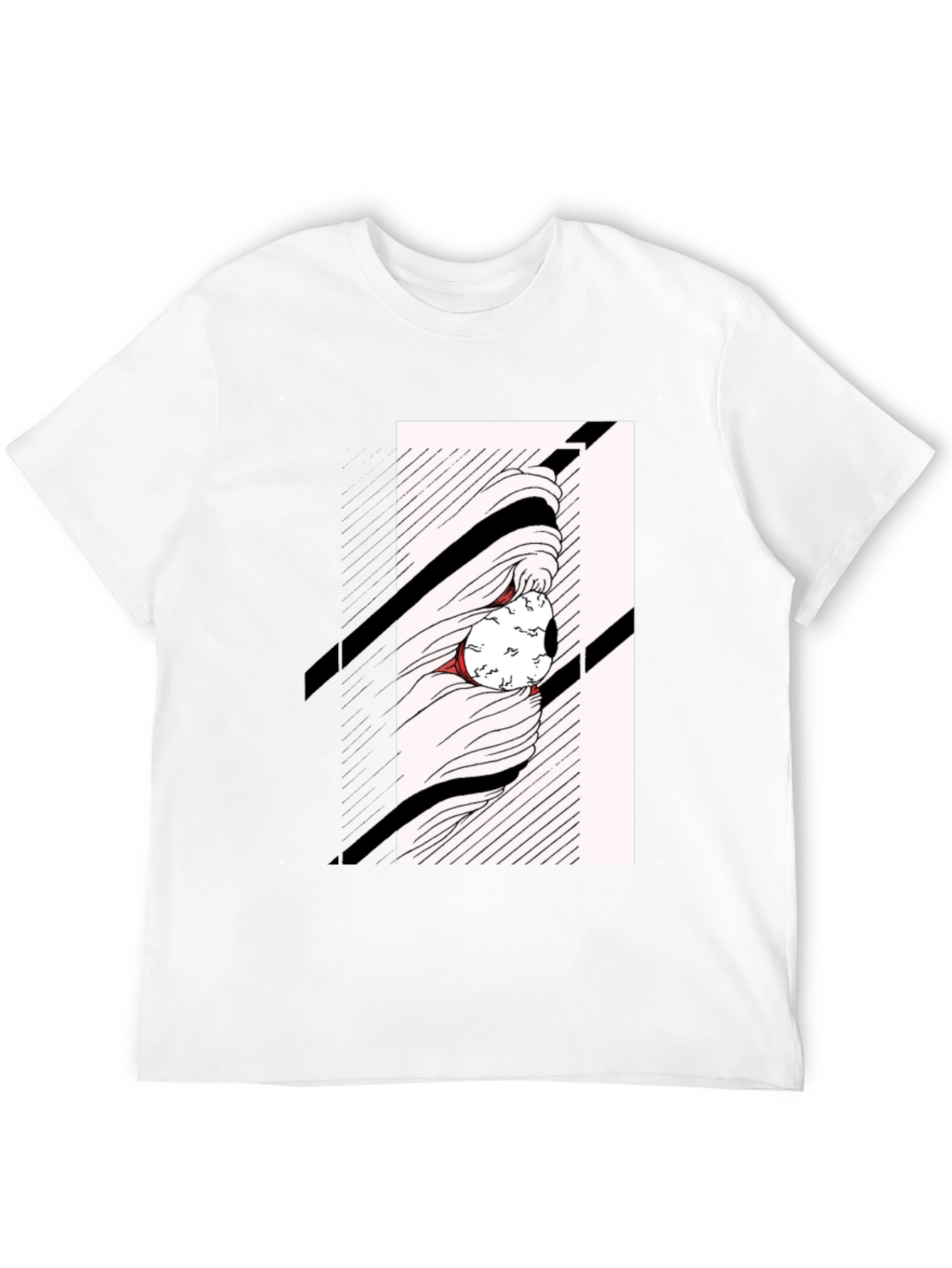 Black Eye Graphic Black T-Shirt - Unique Design view 12