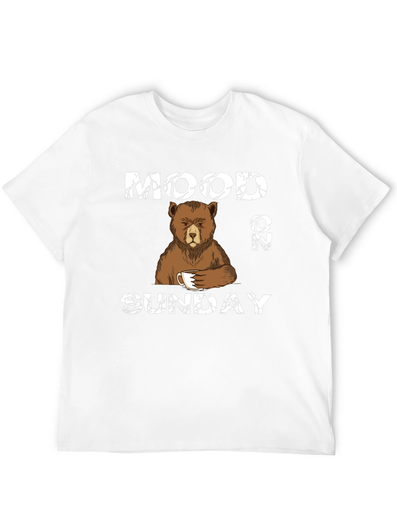 Black Mood on Sunday Bear T-Shirt view 12
