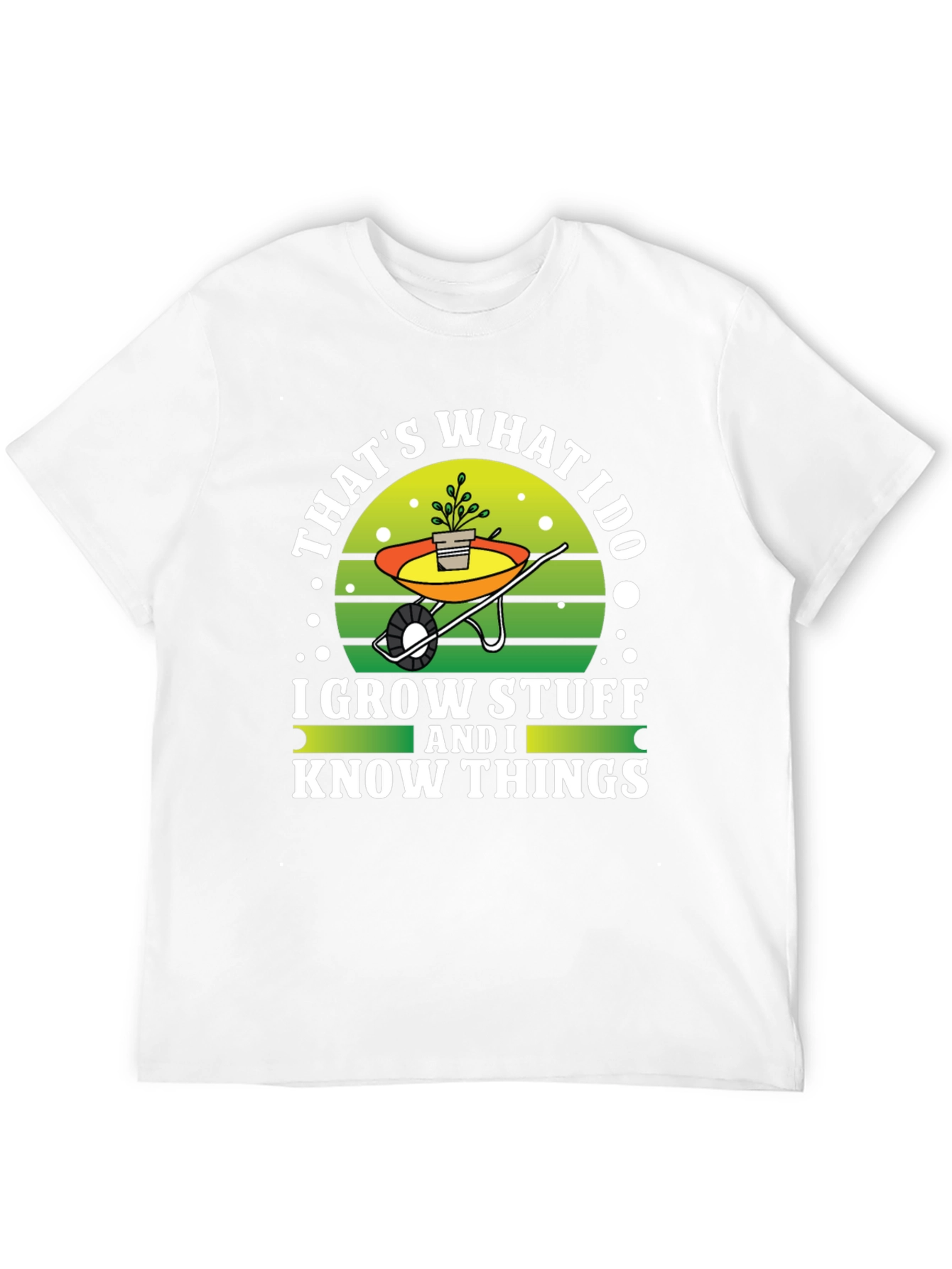 Black Gardener's Tee: I Grow Stuff and I Know Things view 12