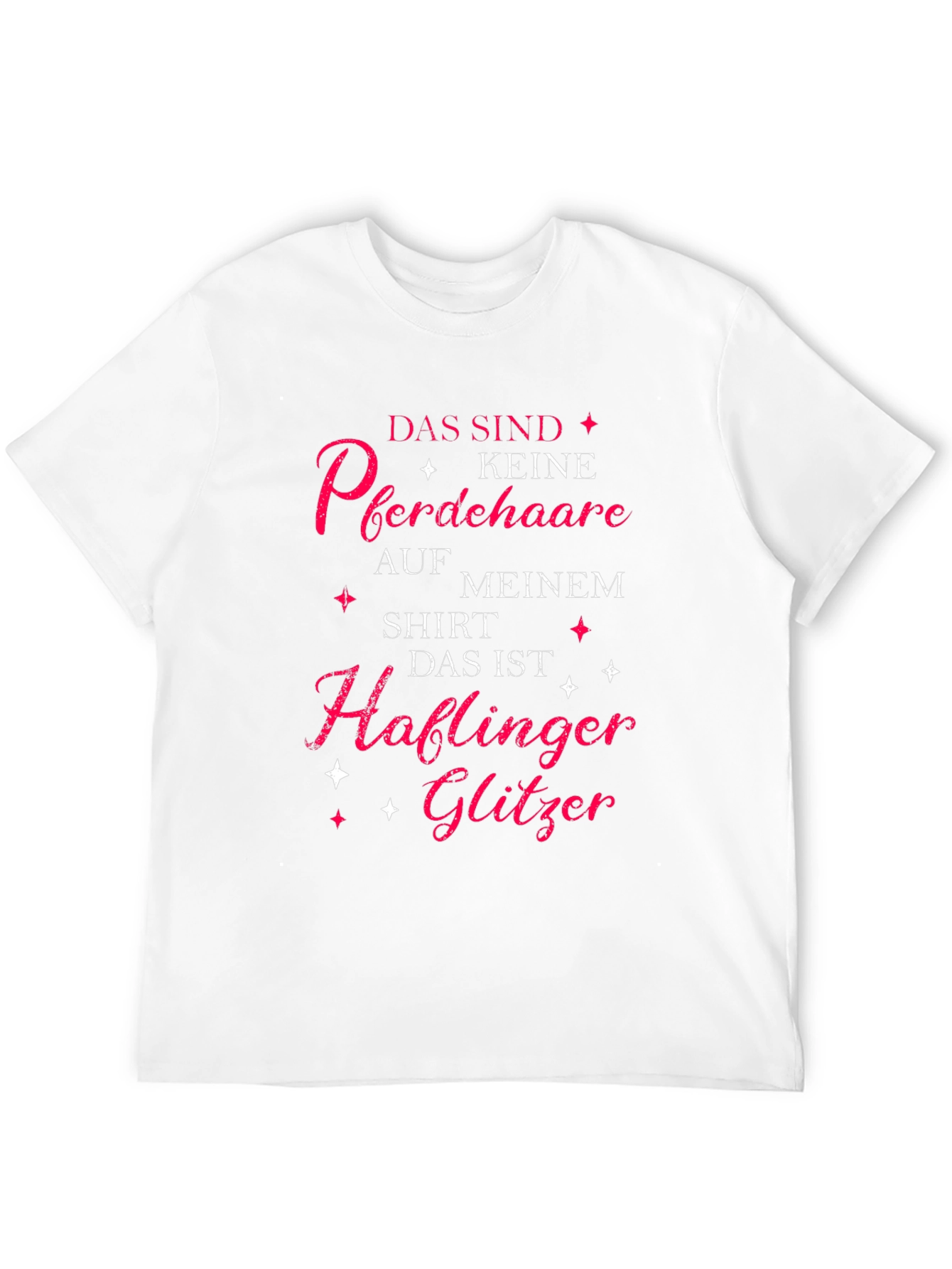Black Horse Lover T-Shirt: Haflinger Glitter Tee view 12
