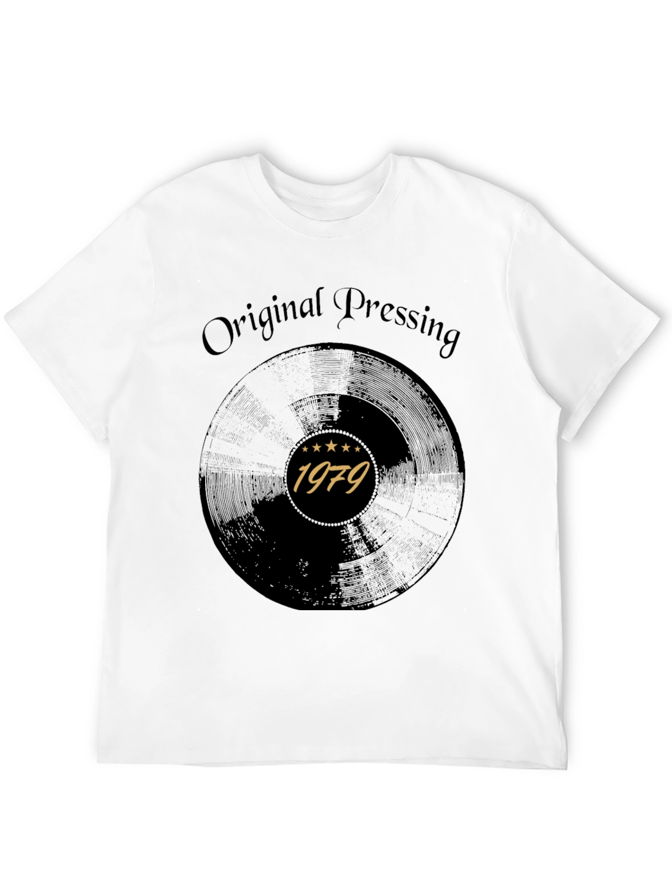 Black Original Pressing 1979 Record Graphic Tee view 12