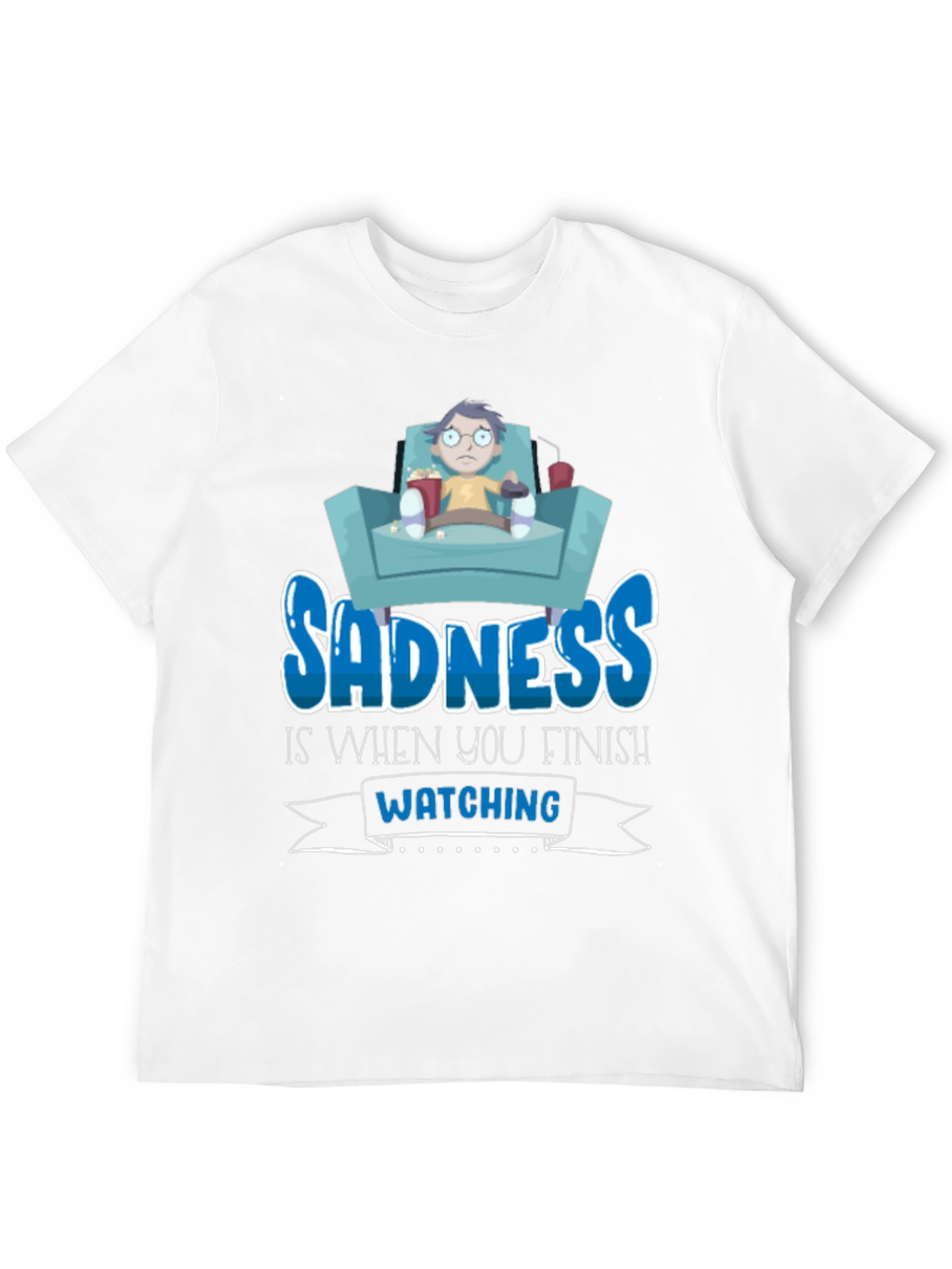 Black Sadness is When You Finish Watching T-Shirt view 12
