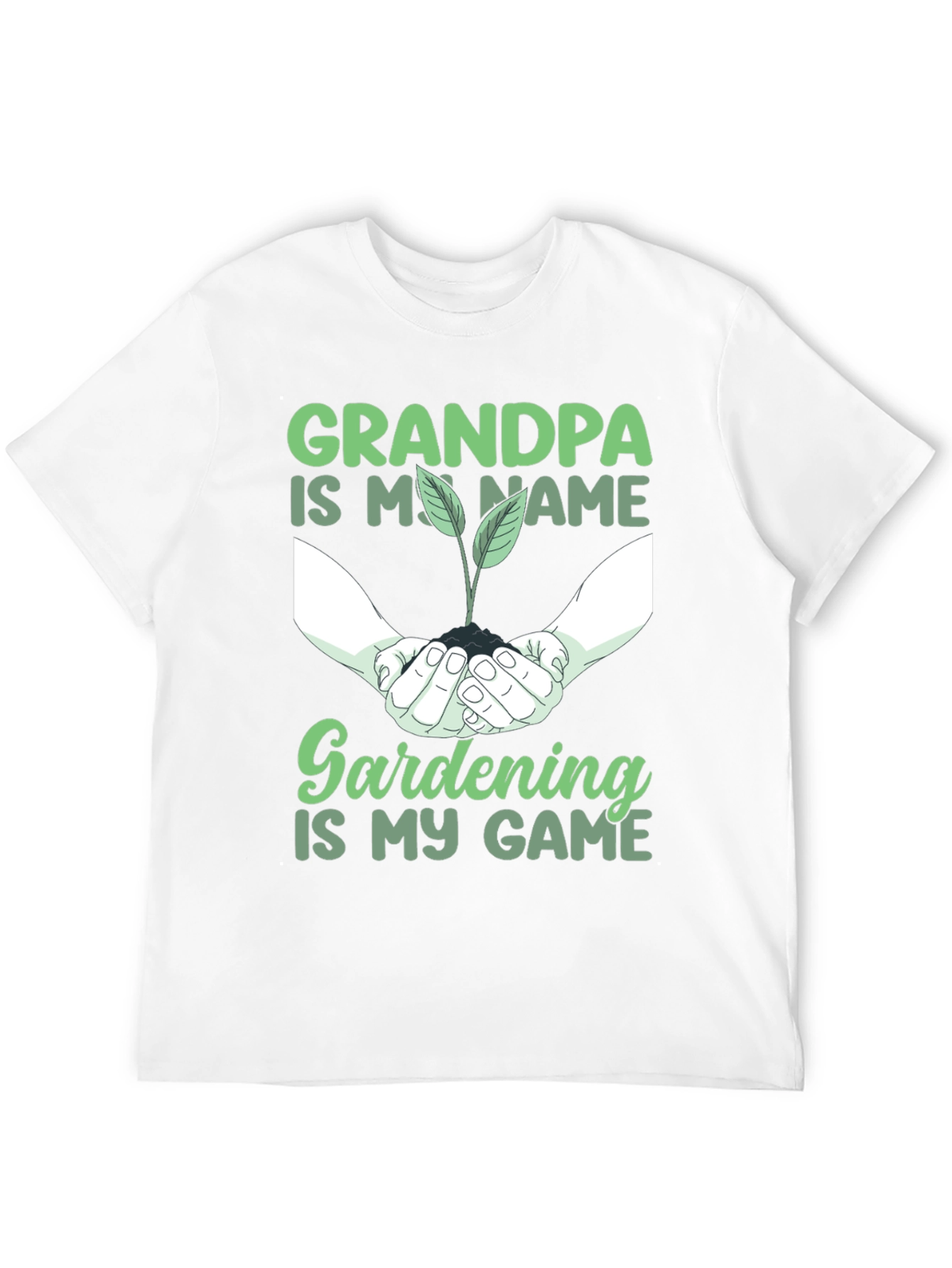 Black Grandpa Gardening T-Shirt view 12
