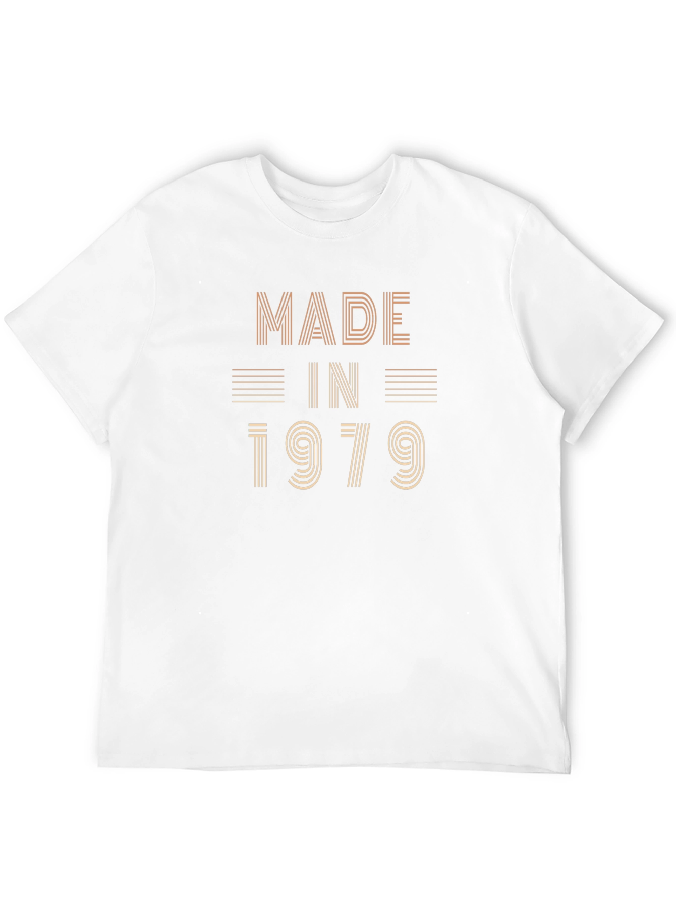 Black Made in 1979 Graphic Tee - Retro Birthday Shirt view 12