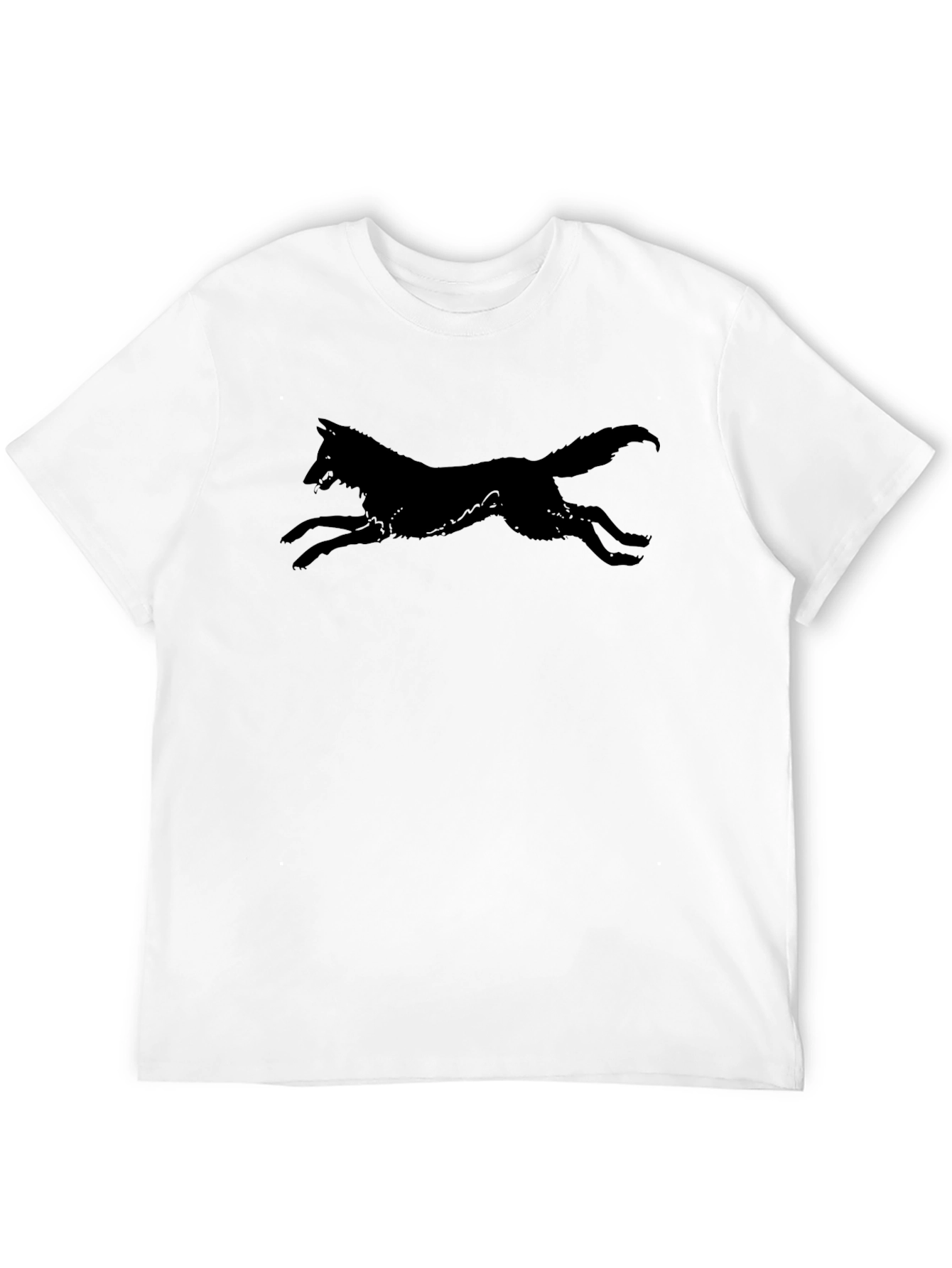 Black Black Coyote Silhouette T-Shirt view 12