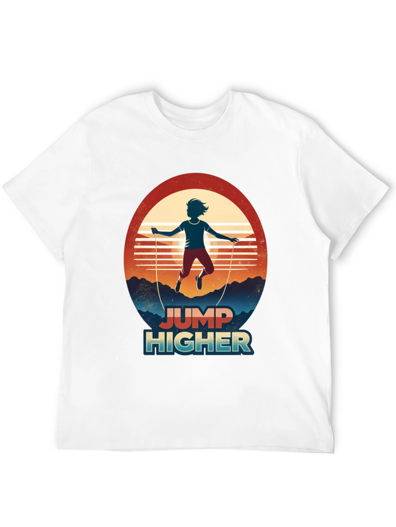 Black Jump Higher Graphic Tee - Retro Style view 12