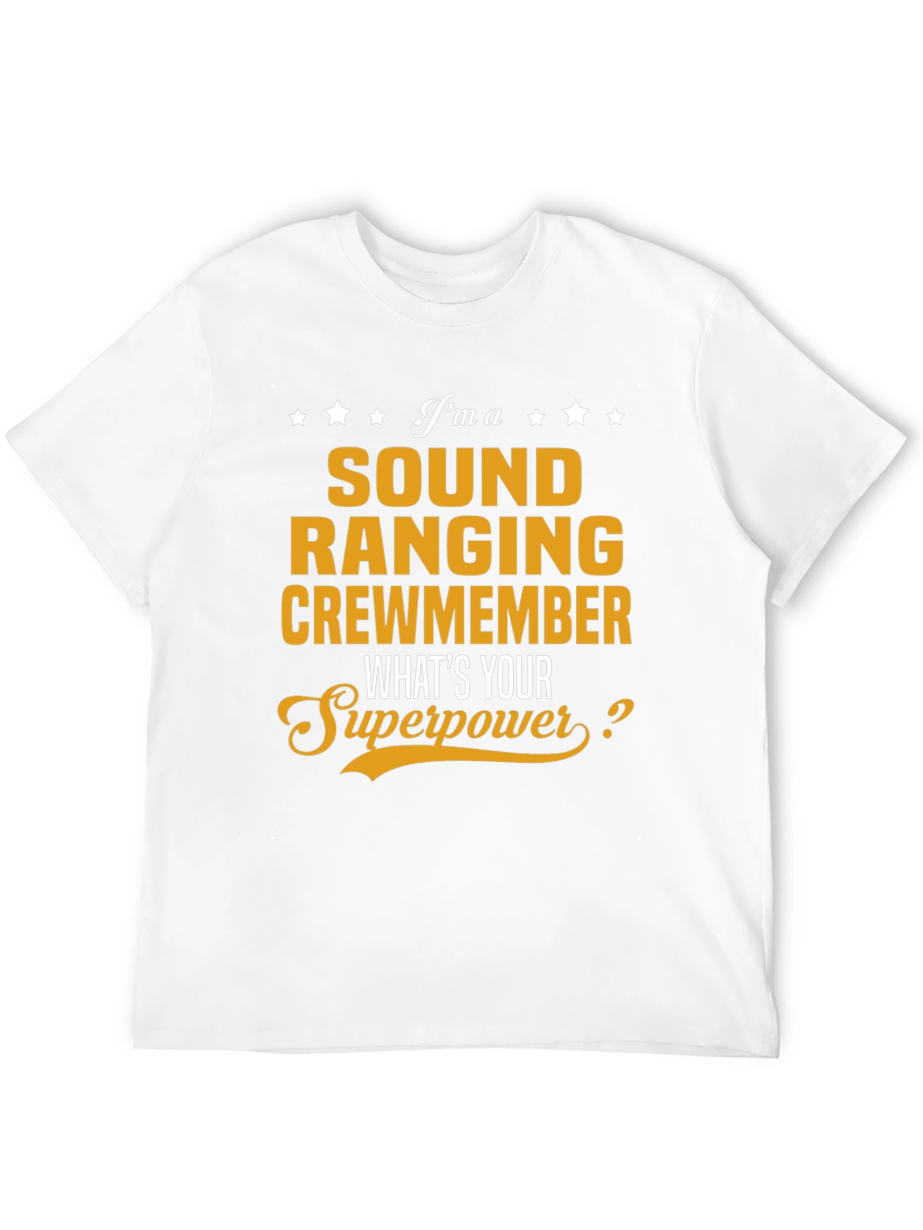 Black Sound Ranging Crewmember T-Shirt - What's Your Superpower? view 12