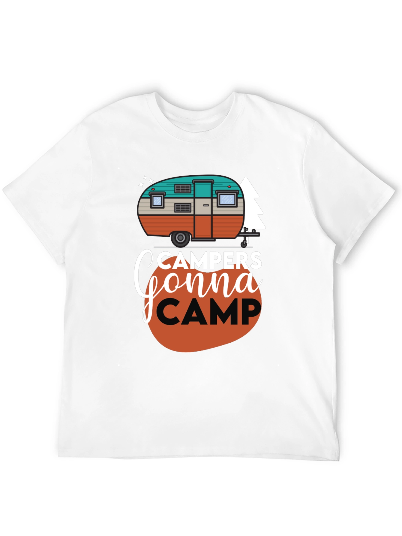 Black Campers Gonna Camp Graphic Tee view 12