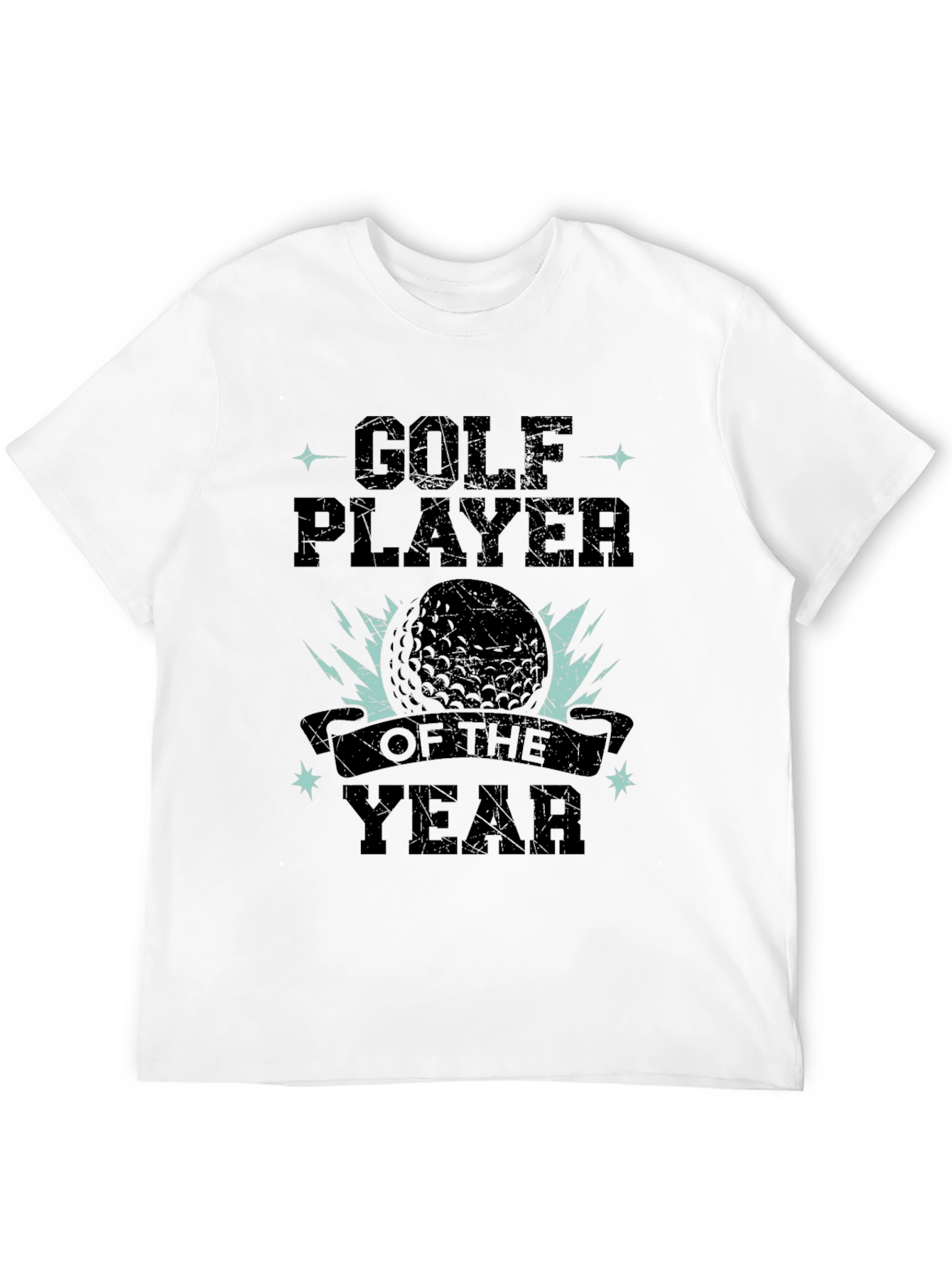 Black Golf Player of the Year T-Shirt view 12