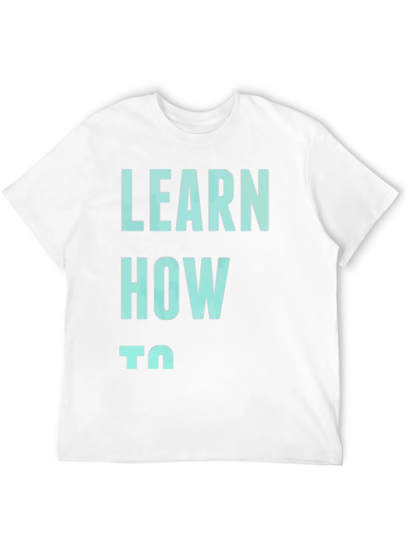 Black Learn How To Graphic Tee - Casual Comfort view 12