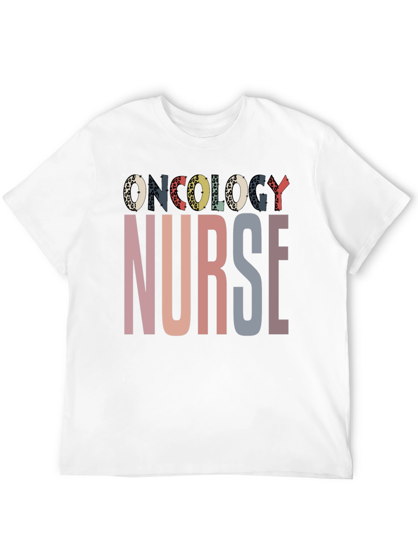 Black Oncology Nurse Graphic T-Shirt view 12