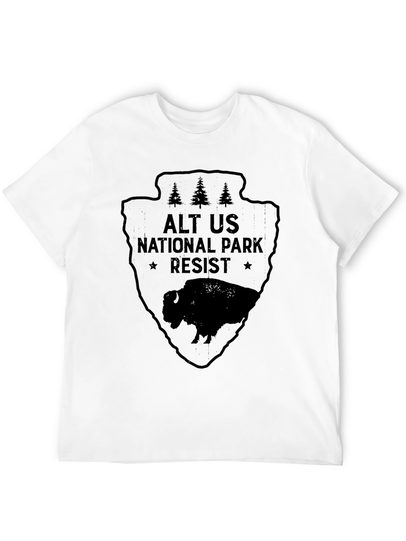 Black Alt US National Park Resist T-Shirt view 12