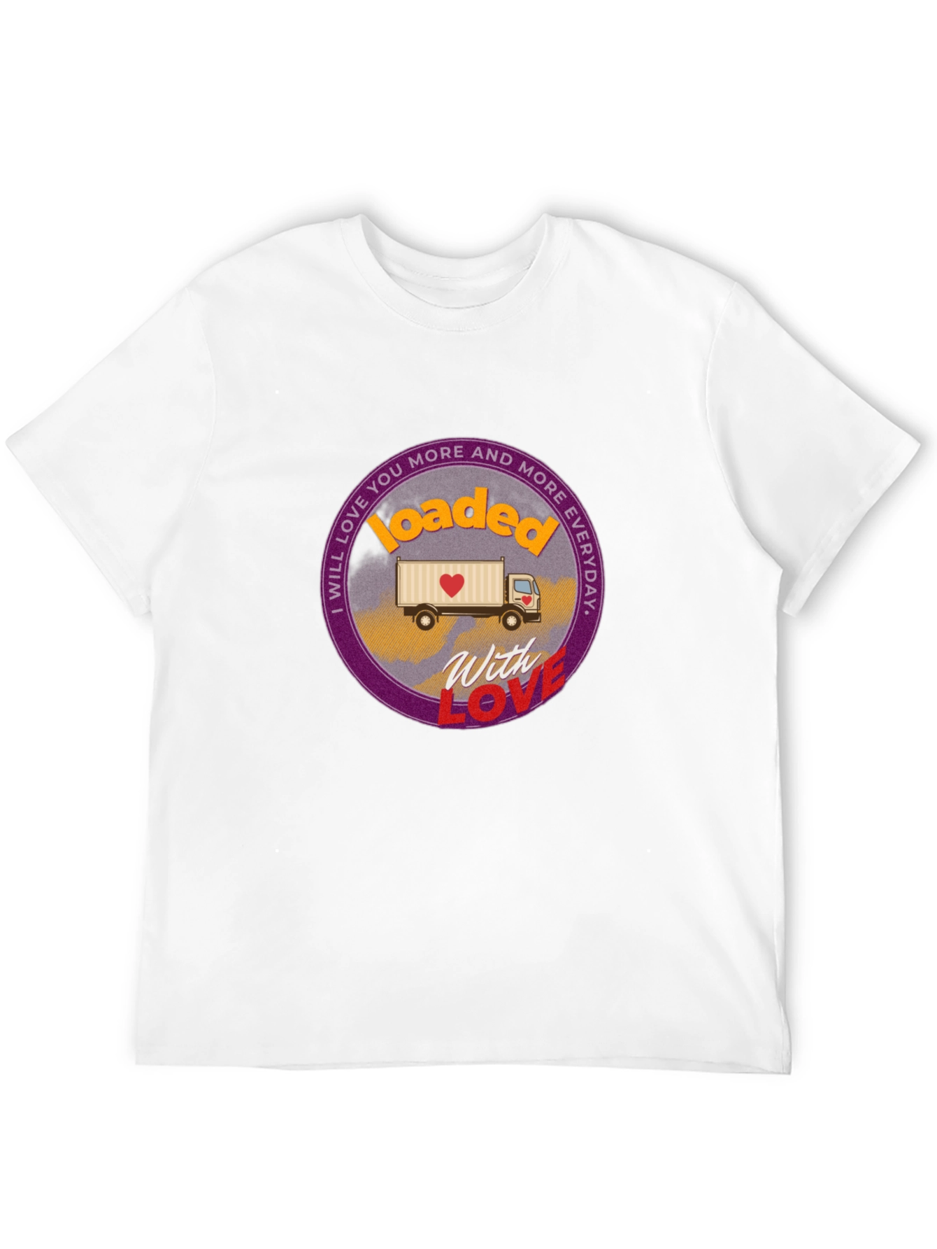 Black Loaded With Love Graphic T-Shirt view 12