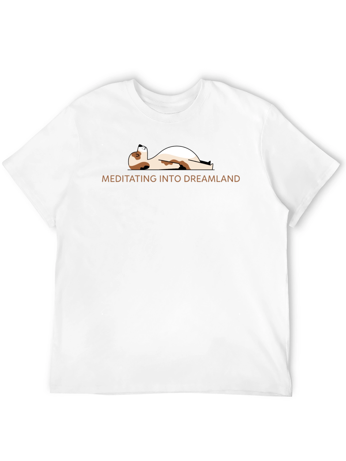 Black Meditating Dog Graphic Tee - Relaxed Fit view 12