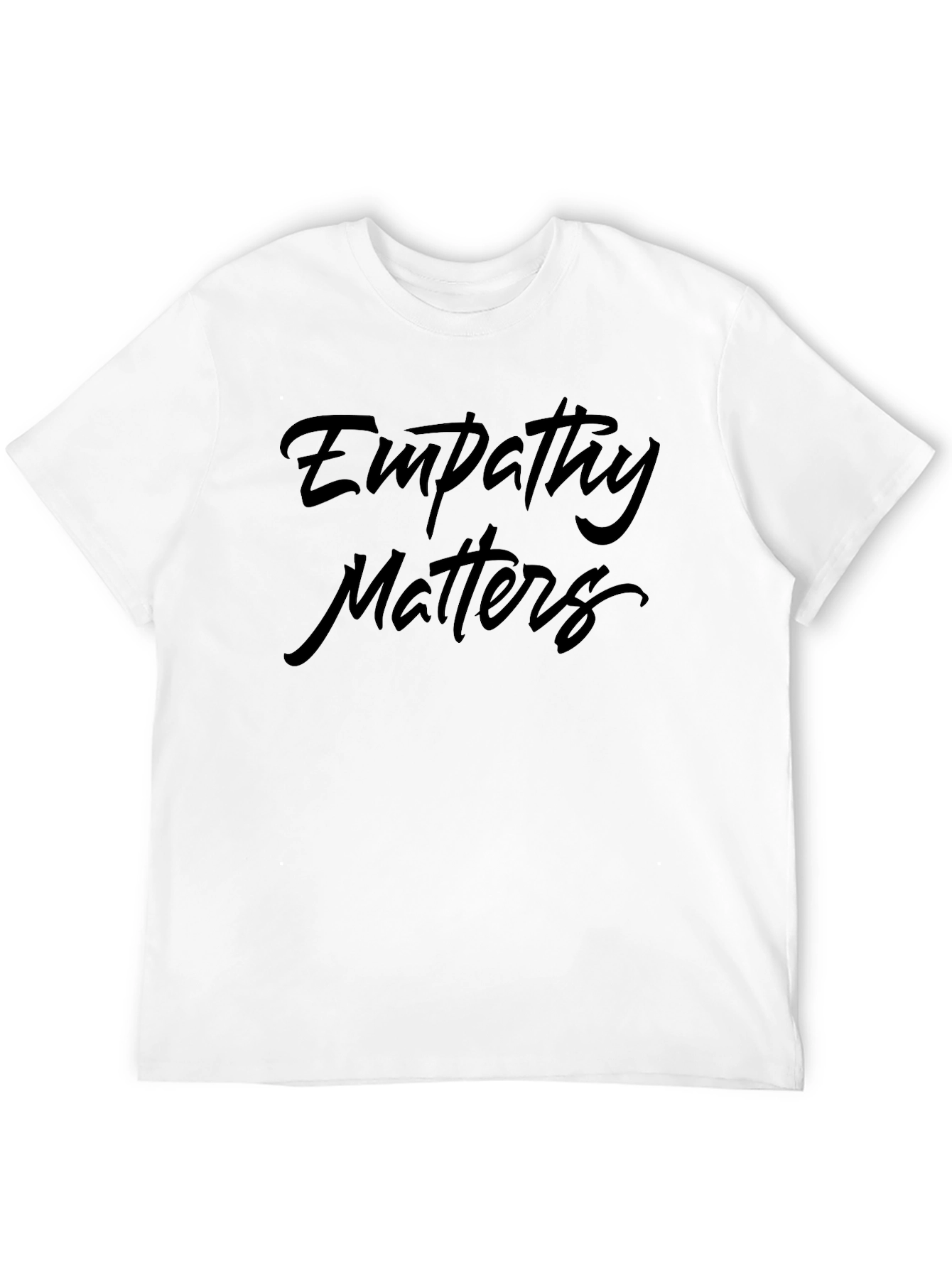 Black Empathy Matters Black T-Shirt view 12