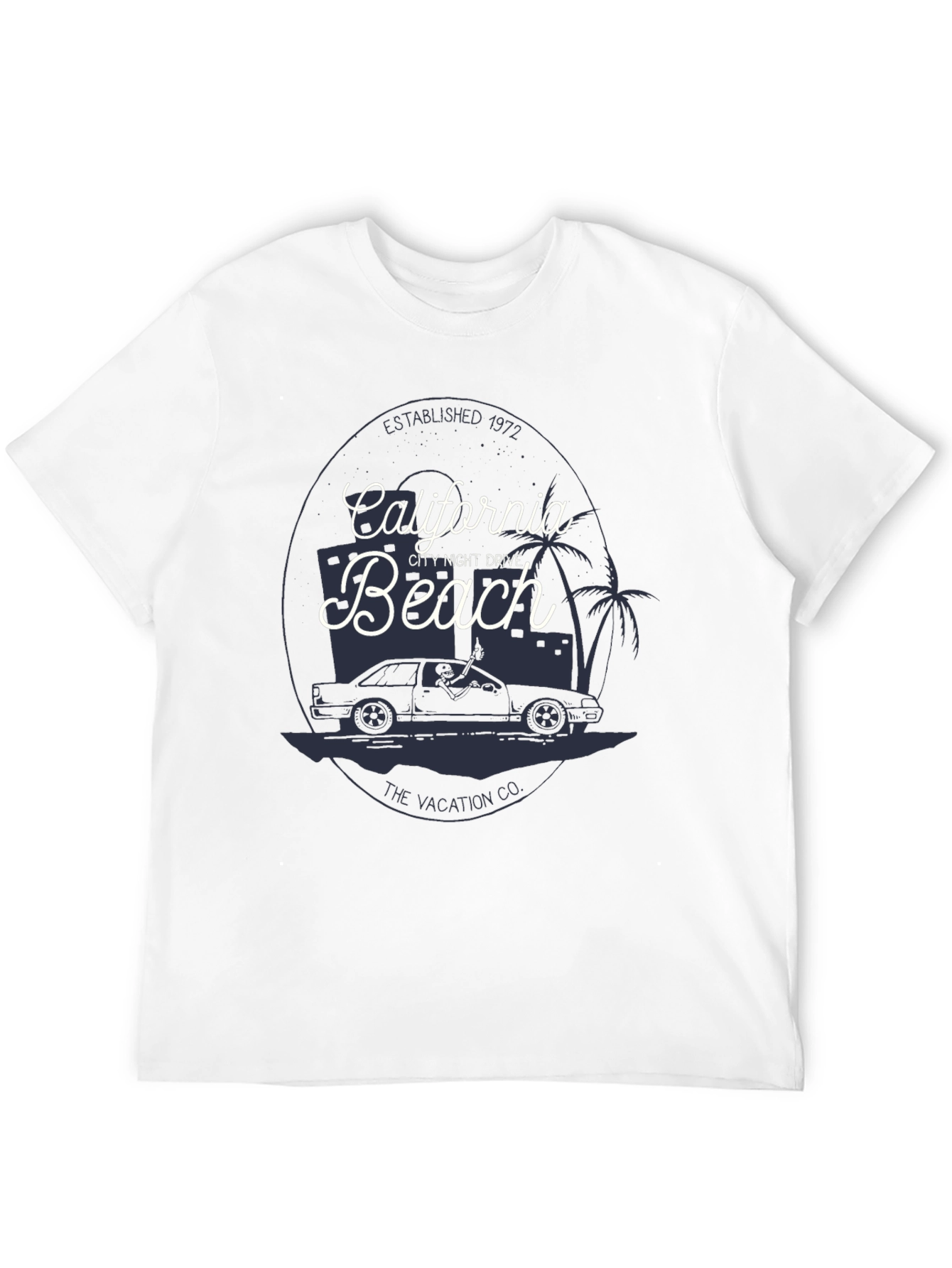 Black California Beach Graphic Tee - Vacation Vibes view 12