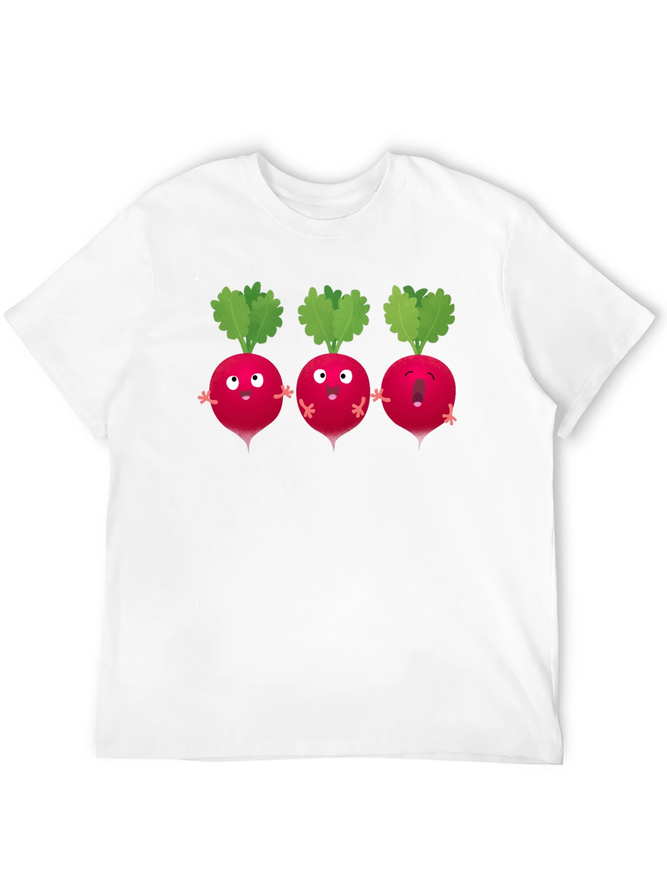 Black Radish Trio Graphic T-Shirt - Black Cotton Tee view 12
