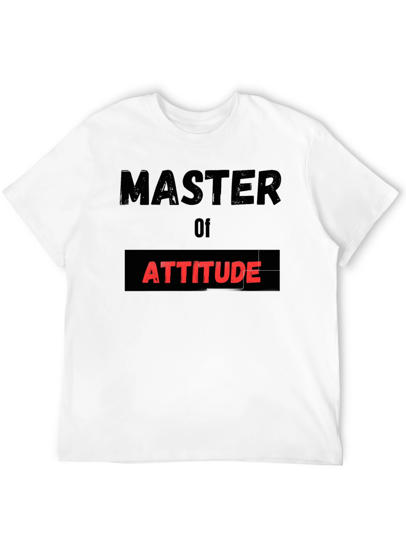 Black Master of Attitude Black T-Shirt view 12