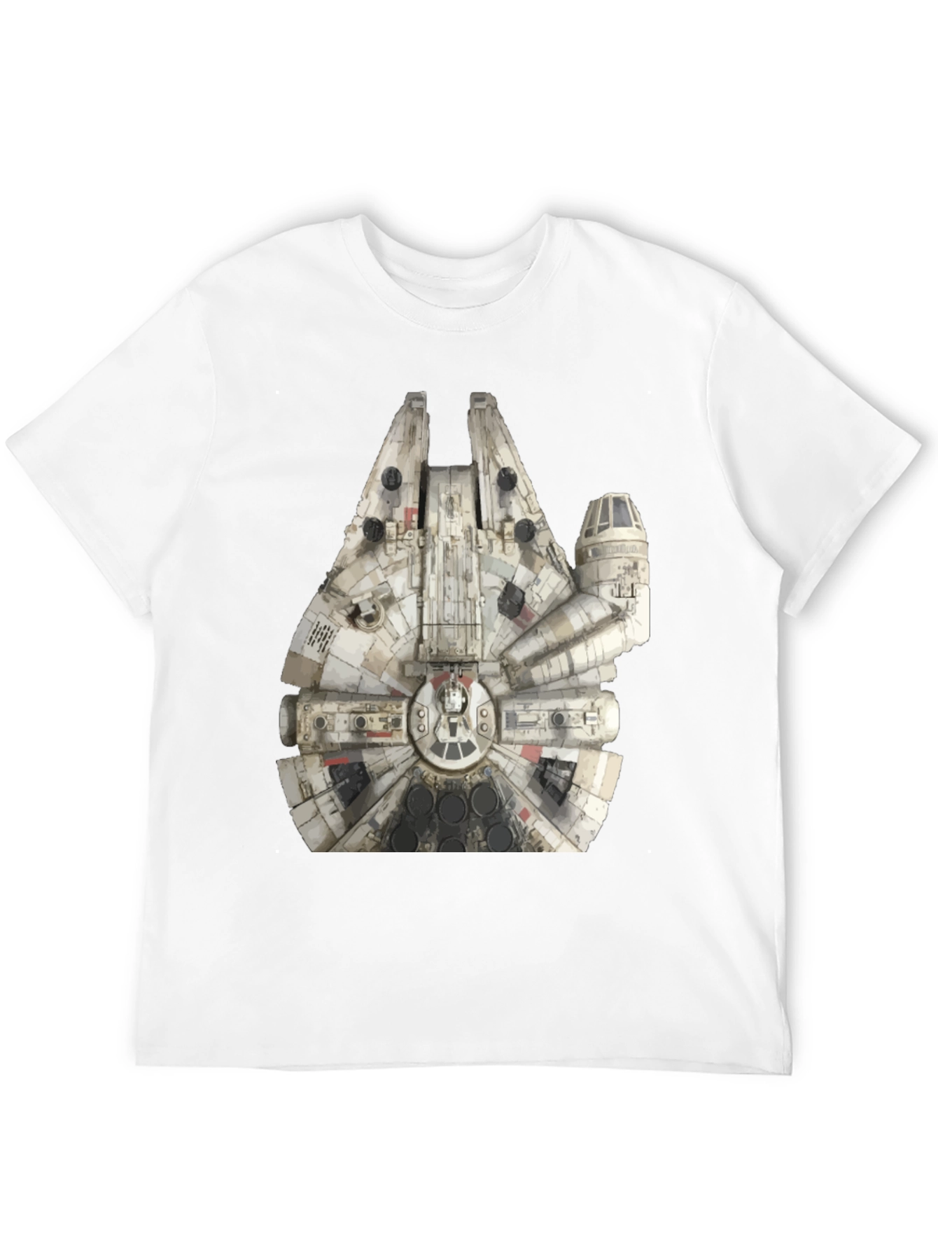 Black Millennium Falcon Graphic T-Shirt view 12