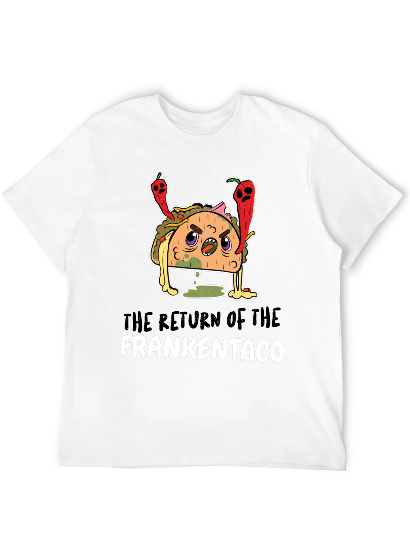 Black Frankentaco Graphic T-Shirt view 12