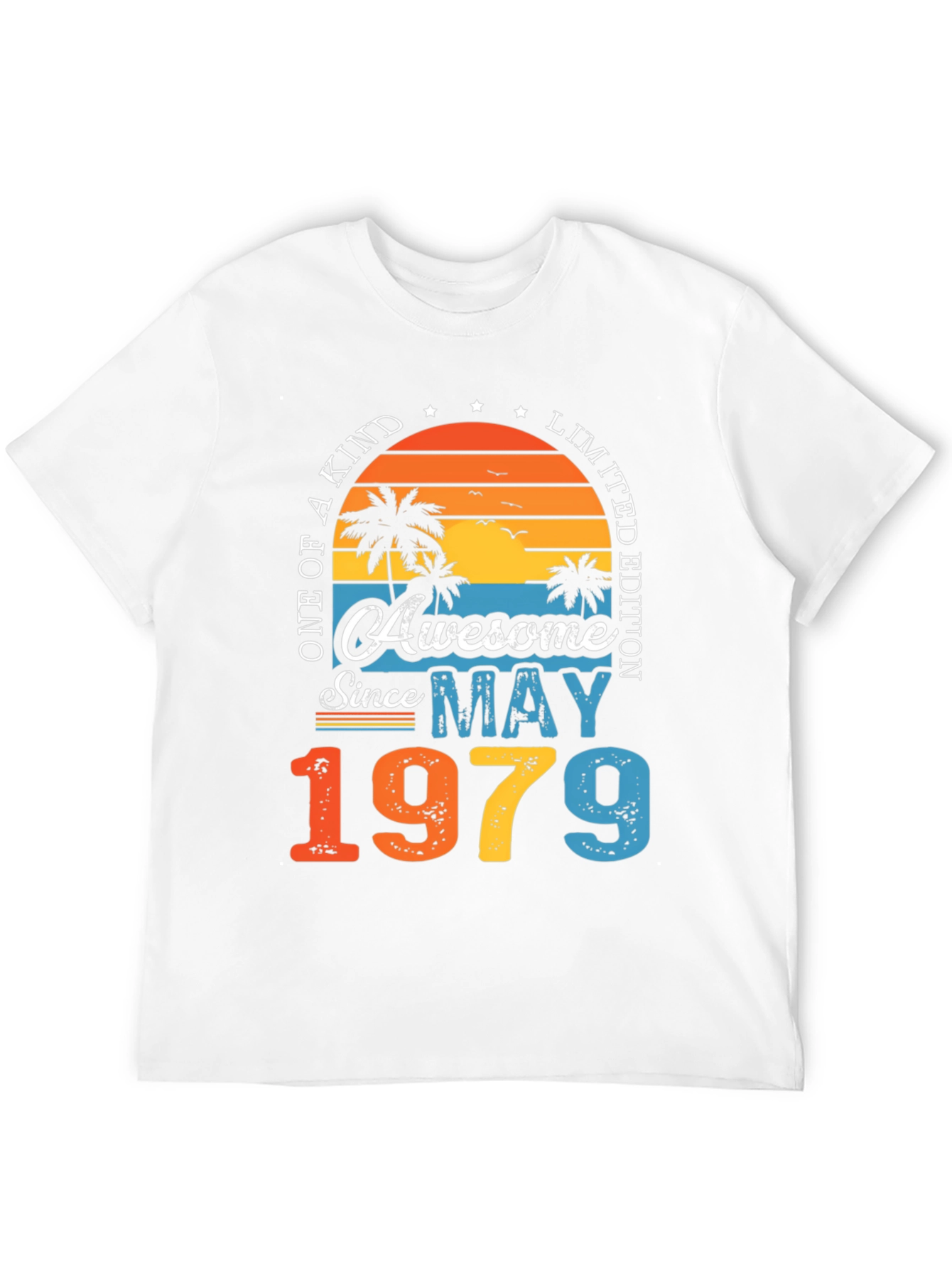 Black Awesome Since May 1979 Black Graphic Tee view 12