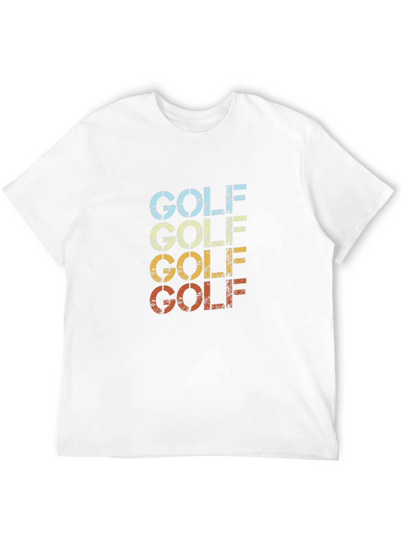 Black Retro Golf T-Shirt - Vintage Style Tee view 12