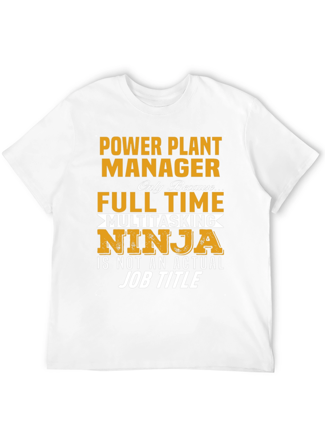 Black Power Plant Manager Novelty T-Shirt view 12