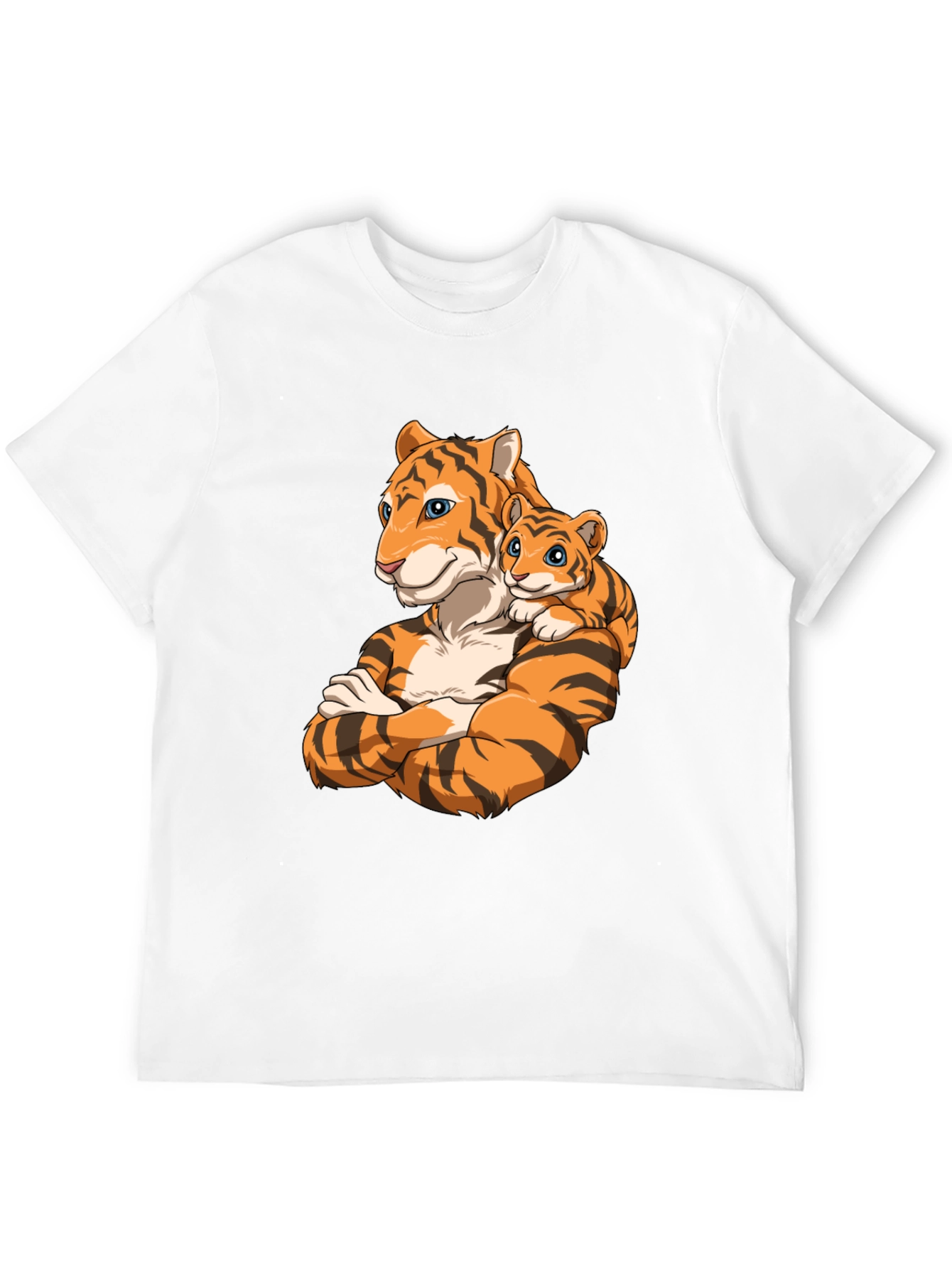 Black Tiger Family Graphic T-Shirt view 12