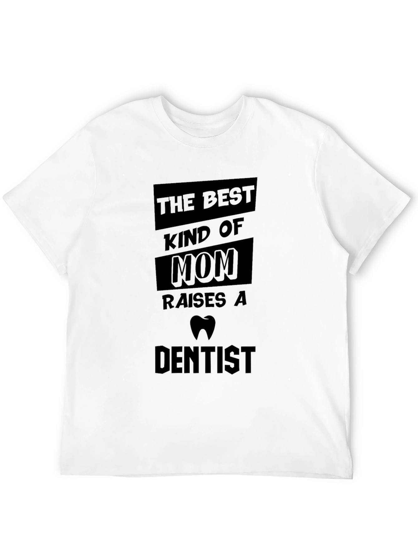 Black Best Kind of Mom Dentist T-Shirt view 12
