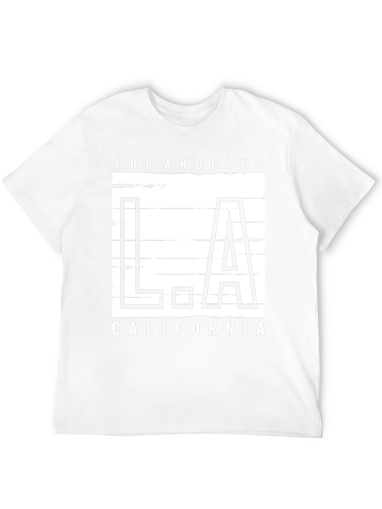 Black Los Angeles California Graphic Tee - Black view 12