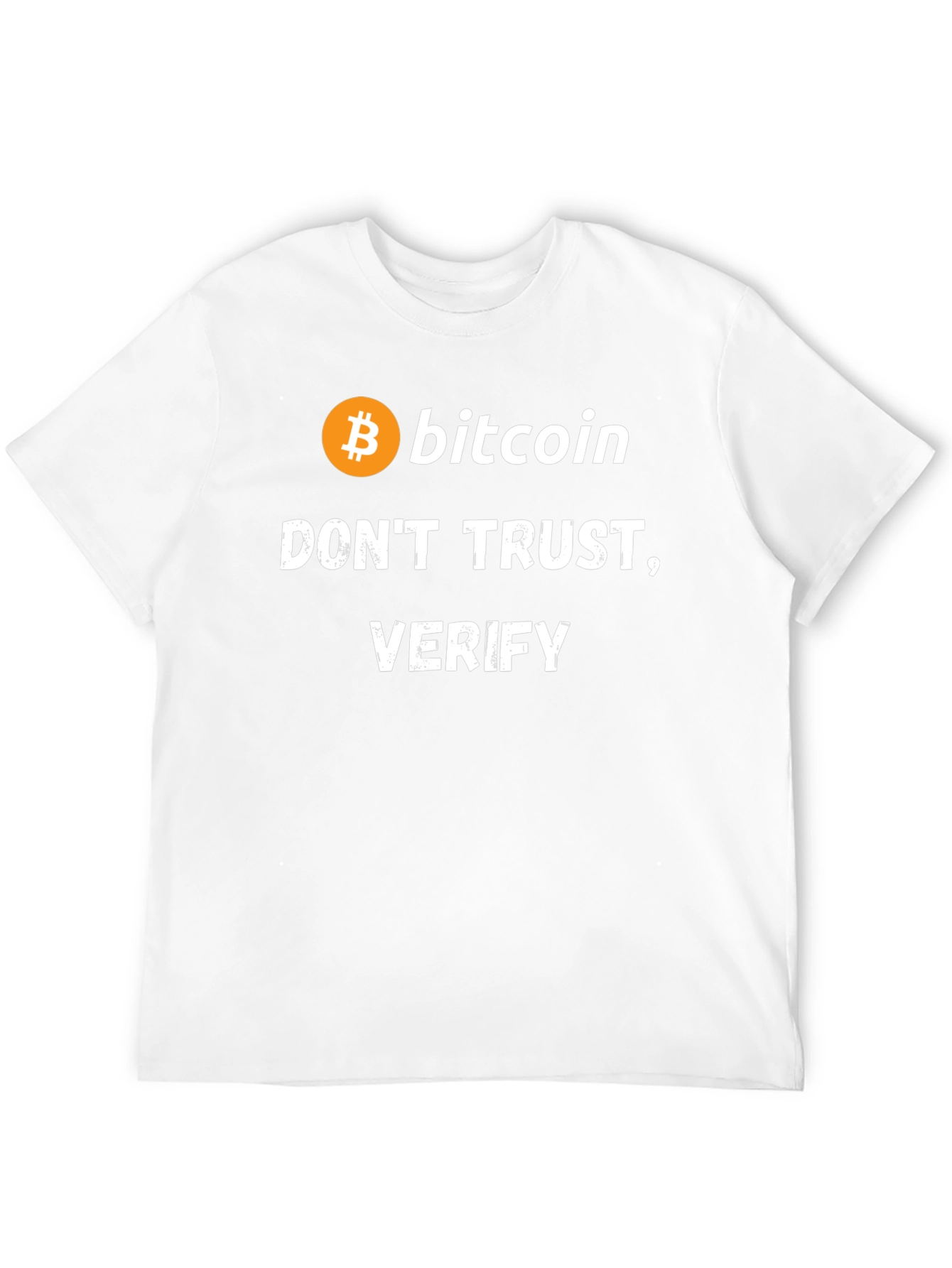 Black Bitcoin Don't Trust Verify Black T-Shirt view 12