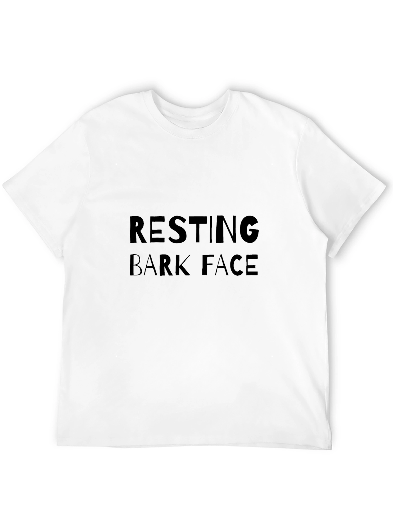 Black Resting Bark Face Graphic Tee - Black T-Shirt view 12
