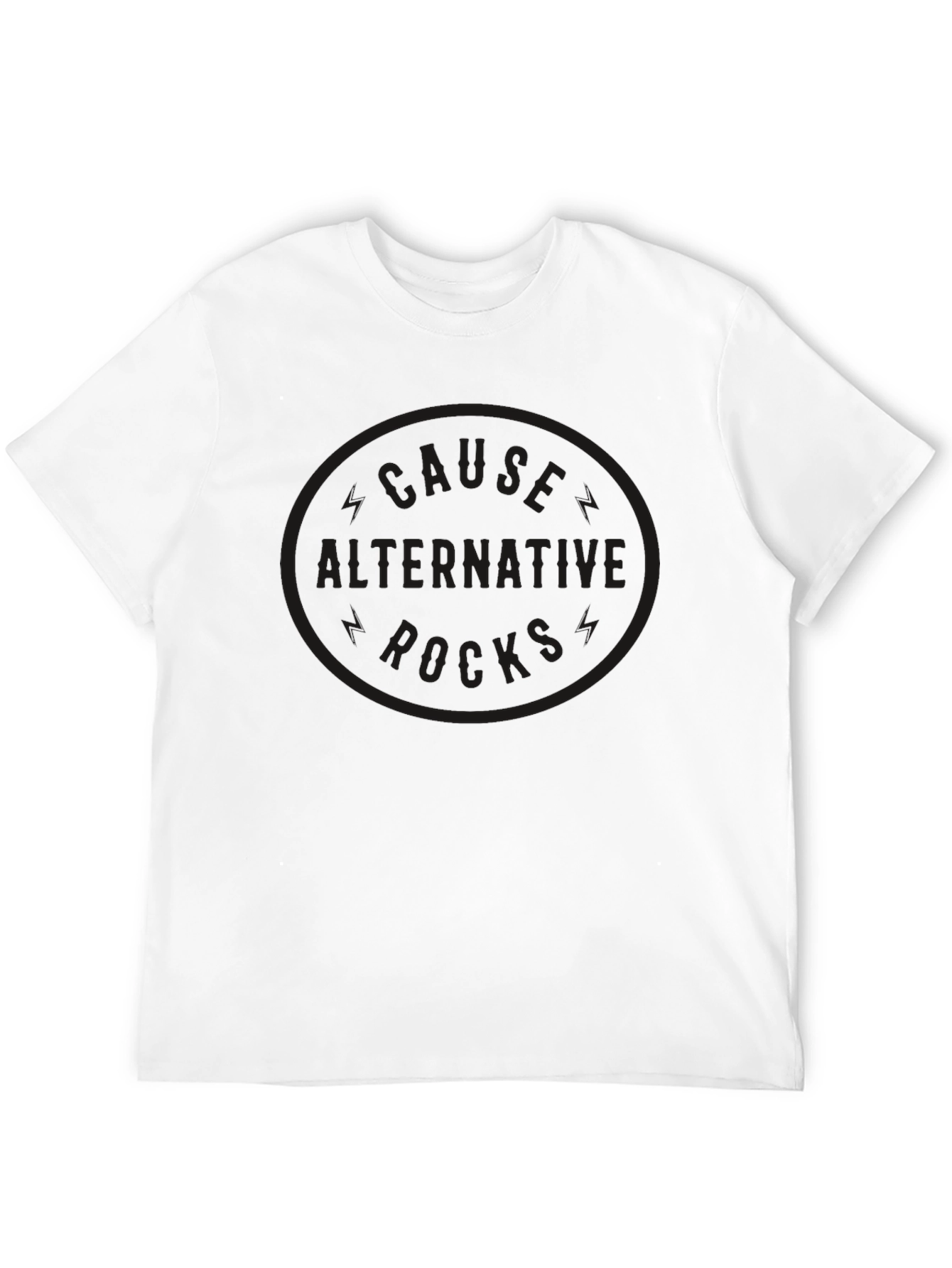 Black Cause Alternative Rocks Black T-Shirt view 12