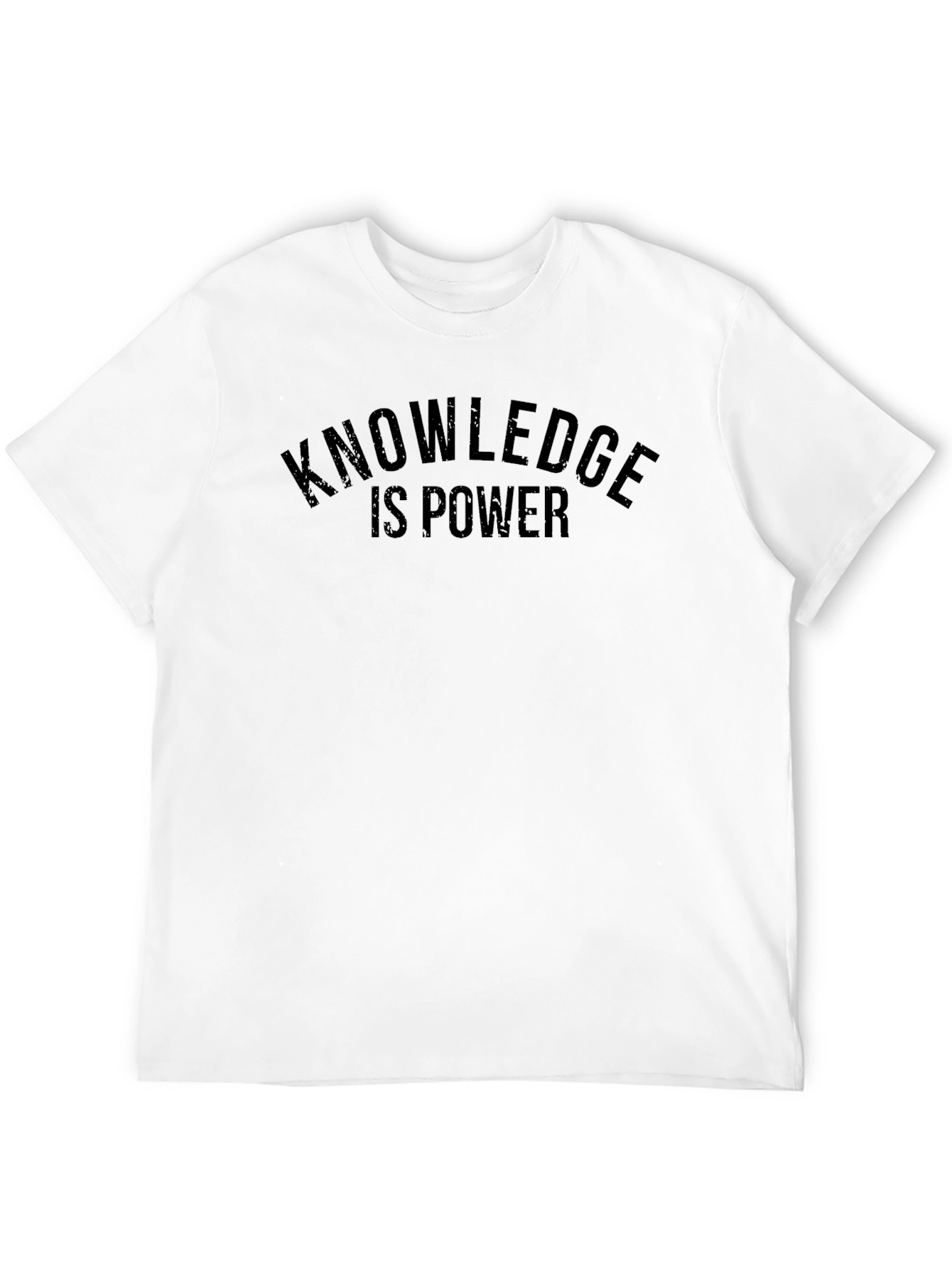 Black Knowledge is Power Black Graphic Tee view 12
