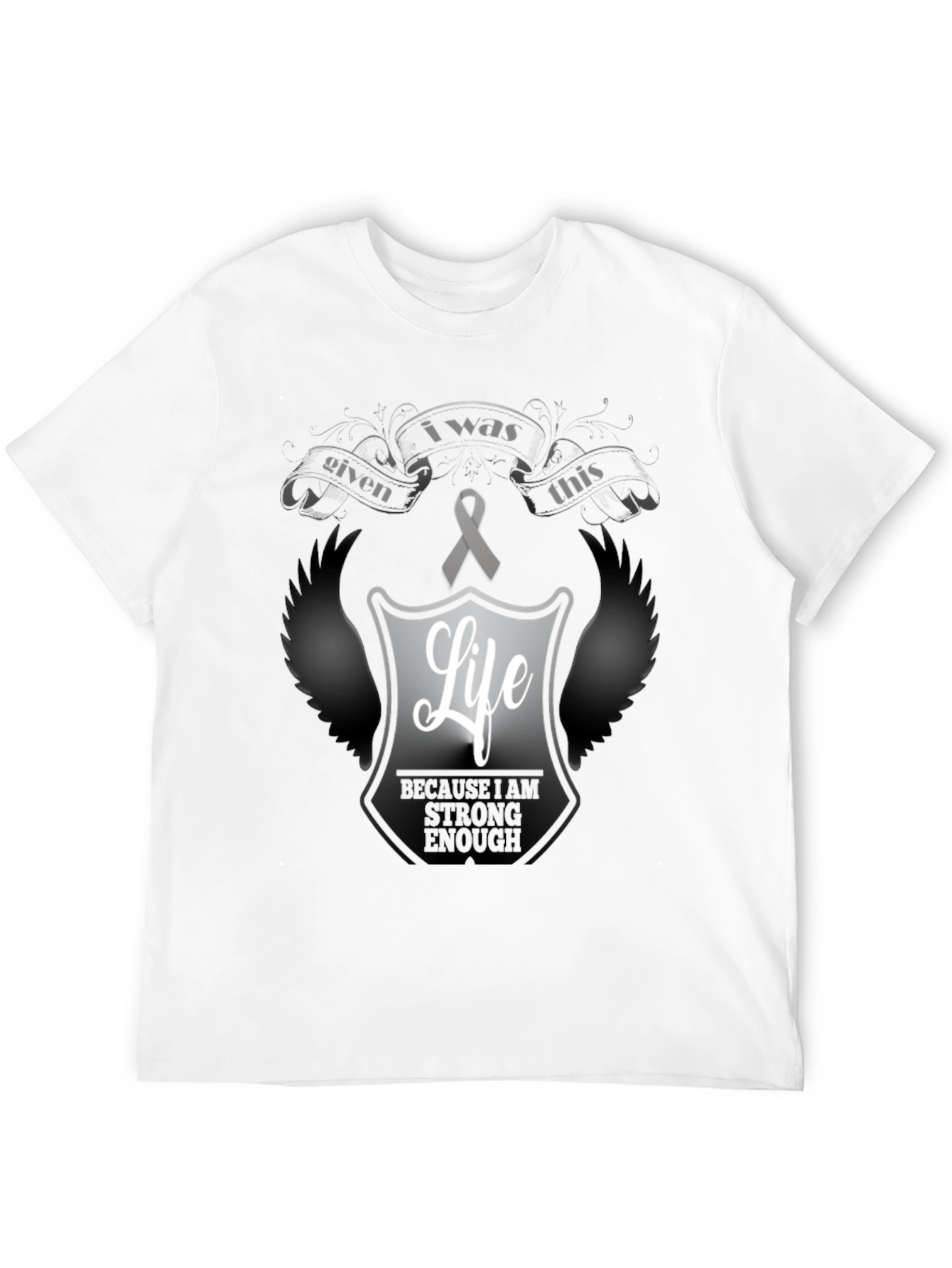 Black Inspirational "Given This Life" T-Shirt view 12