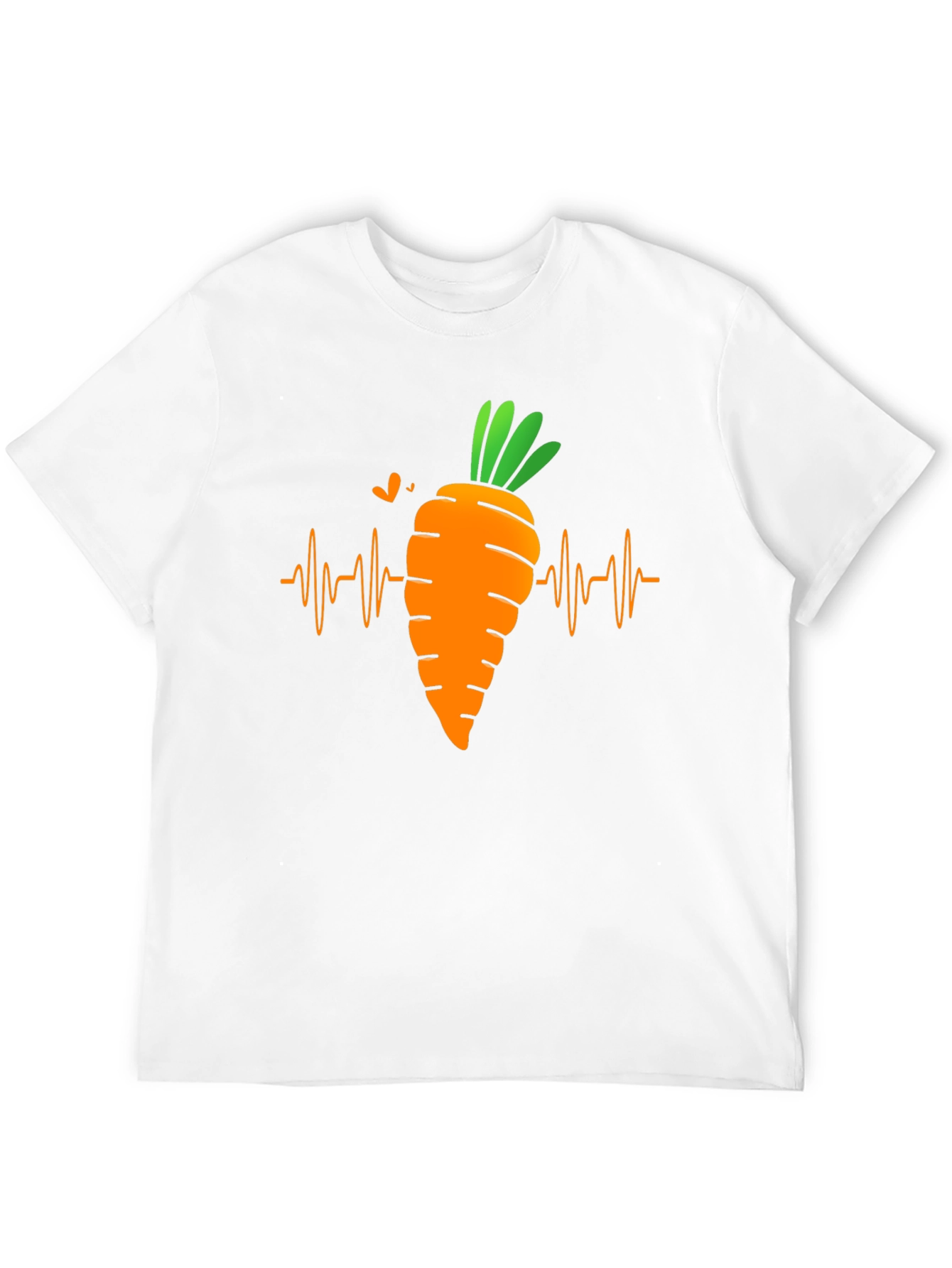 Black Carrot Heartbeat T-Shirt - Funny Vegan Tee view 12