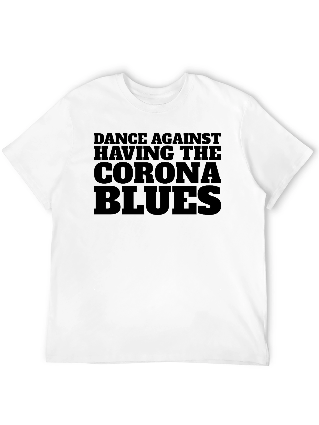 Black Dance Against Corona Blues T-Shirt - Black view 12