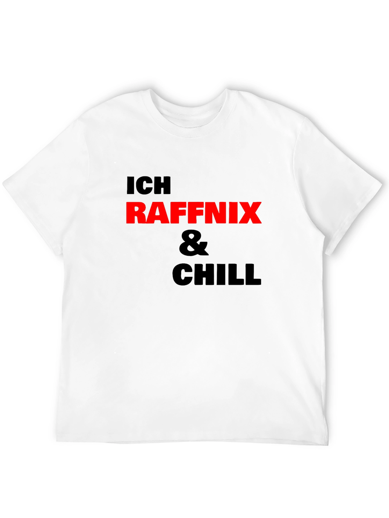Black Ich Raffnix & Chill Black T-Shirt view 12