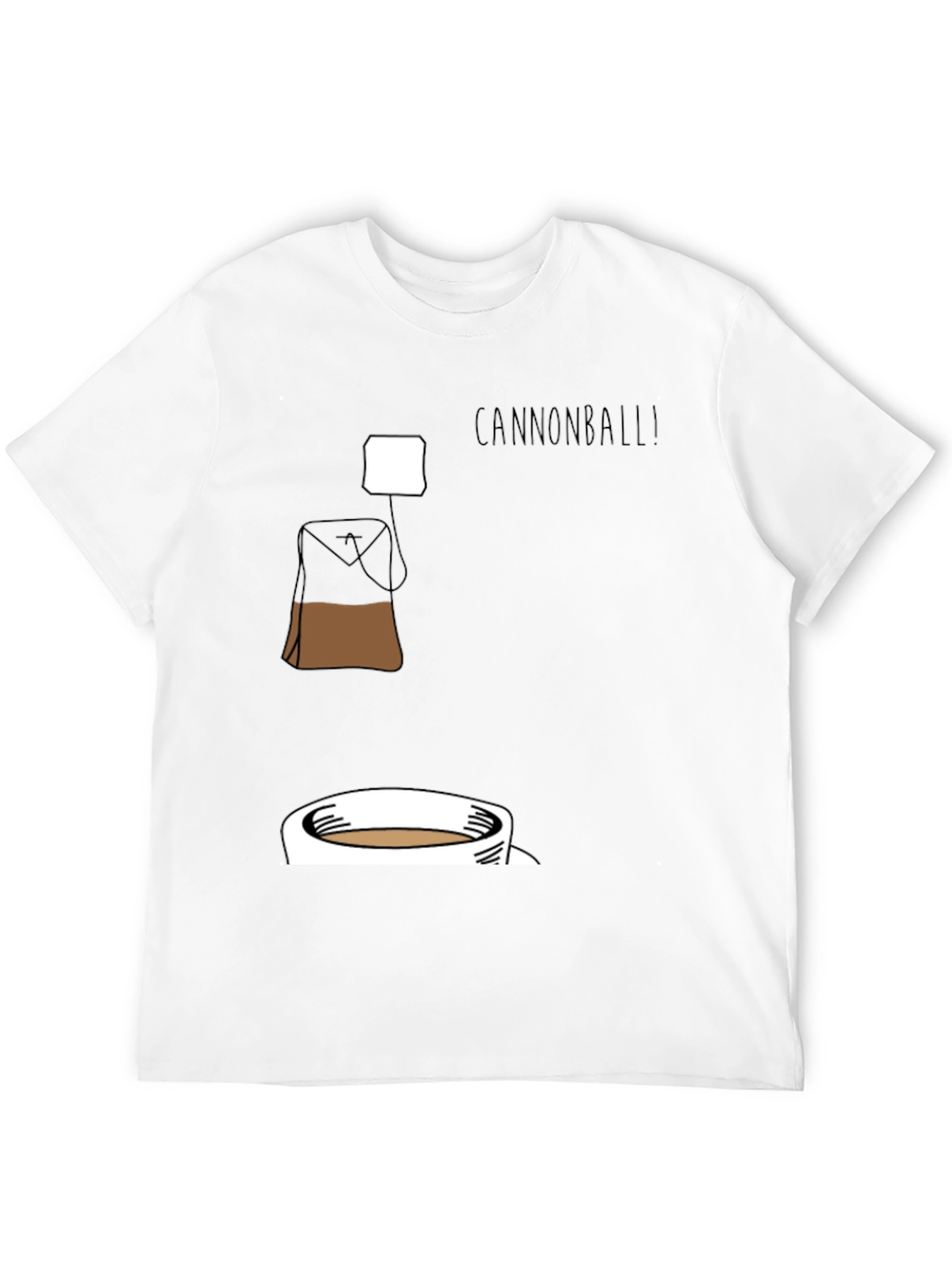 Black Cannonball Tea T-Shirt - Brewtiful Design! view 12