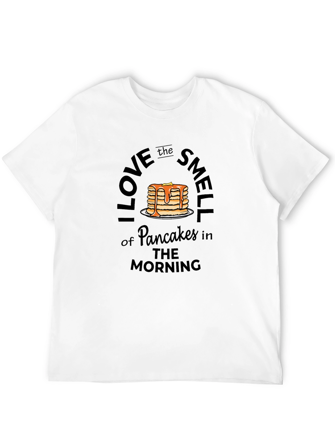 Black I Love the Smell of Pancakes T-Shirt view 12