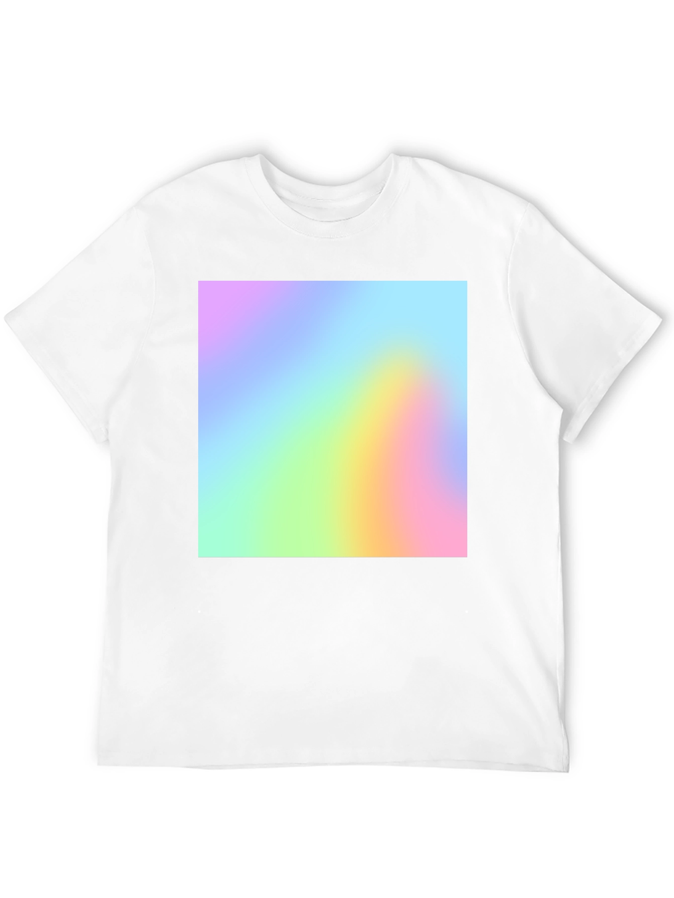 Black Vibrant Spectrum Graphic Black T-Shirt view 12