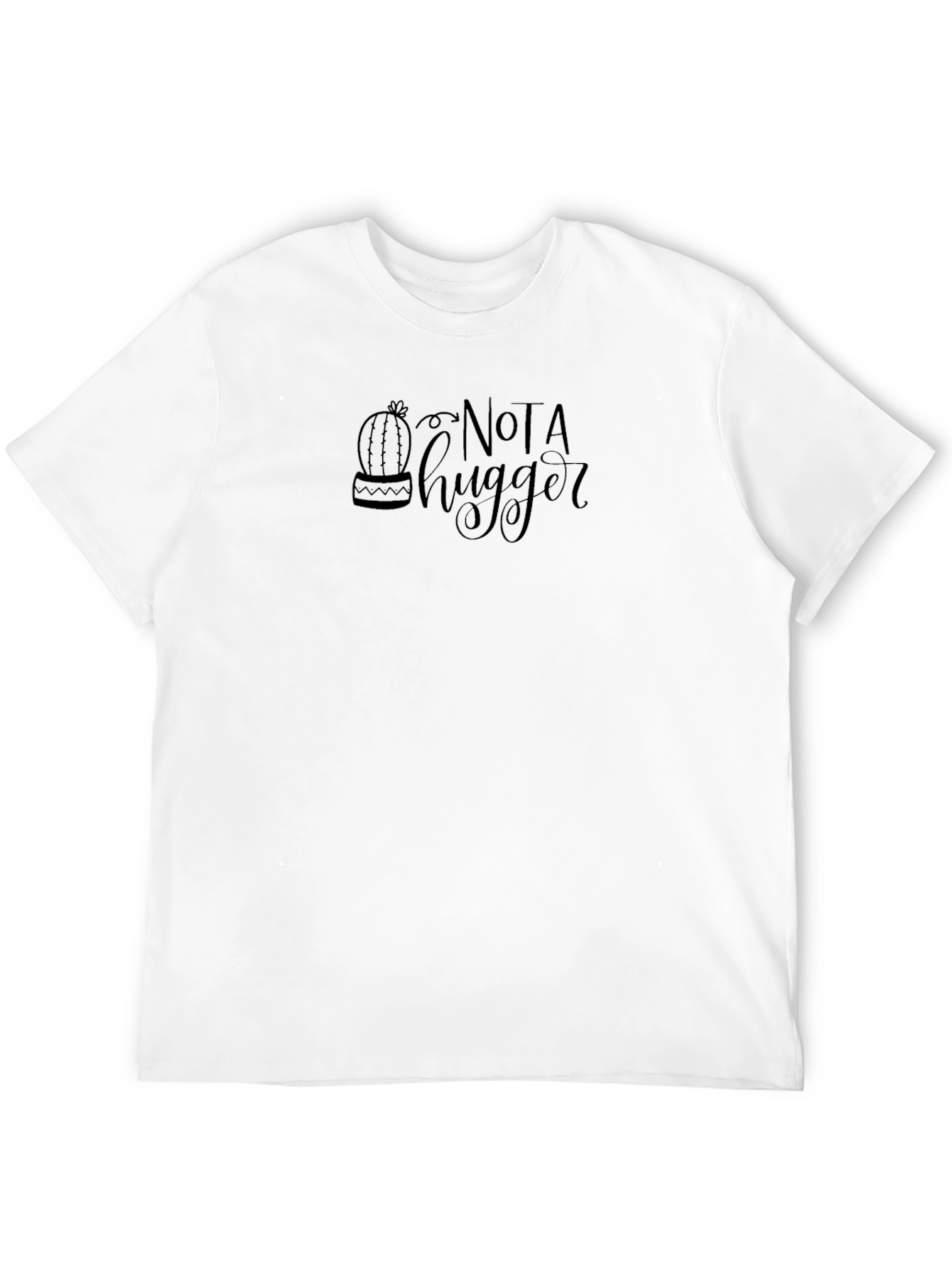 Black Not A Hugger Black Tee view 12