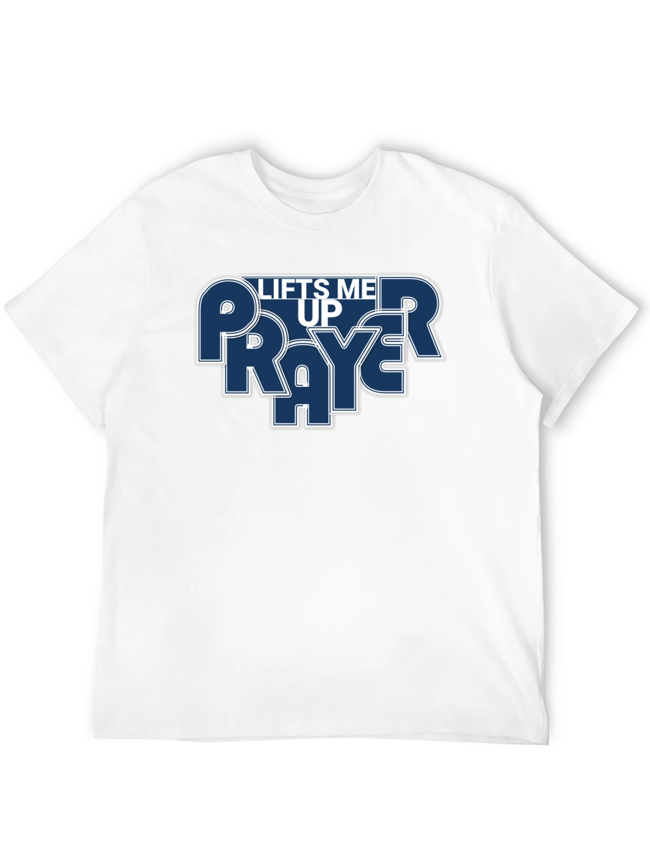 Black Prayer Lifts Me Up Graphic T-Shirt - Black view 12