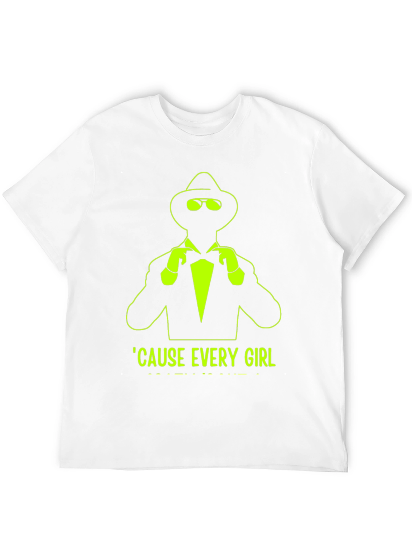 Black Mystery Man Graphic Tee - Cause Every Girl... view 12