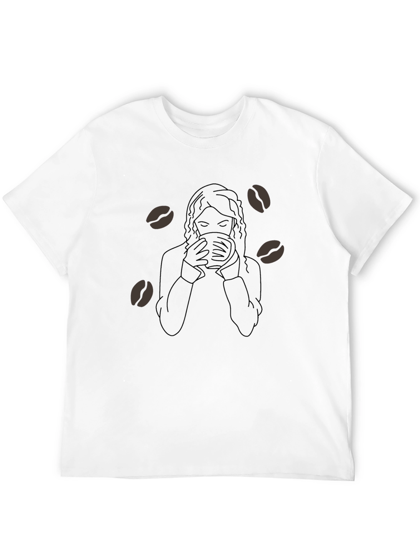 Black Coffee Lover Graphic Tee - Unisex Black T-Shirt view 12