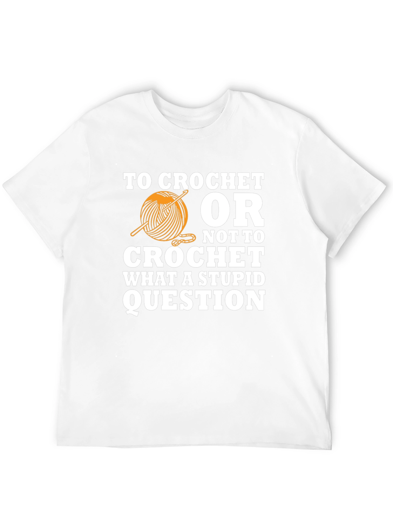 Black Crochet T-Shirt - Funny Crocheting Gift Idea view 12