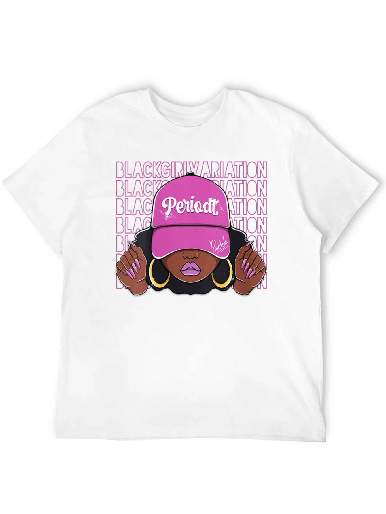 Black Black Girl Periodt T-Shirt view 12
